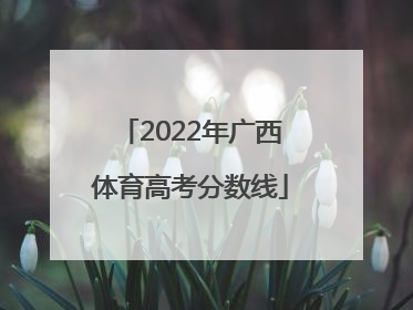 「2022年广西体育高考分数线」2022年广西高考分数线会高吗